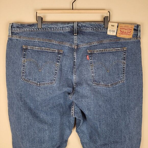 Levi's 501 Original Fit Jeans Worn In Indigo Medium Wash Blue Size 24W M NEW - Picture 6 of 14